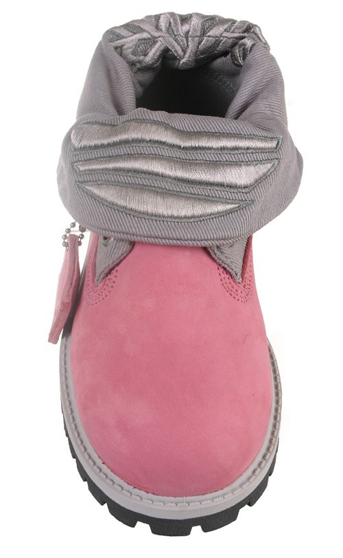 Timberland Girls Youth Boots Roll Top Pink Suede 22759  