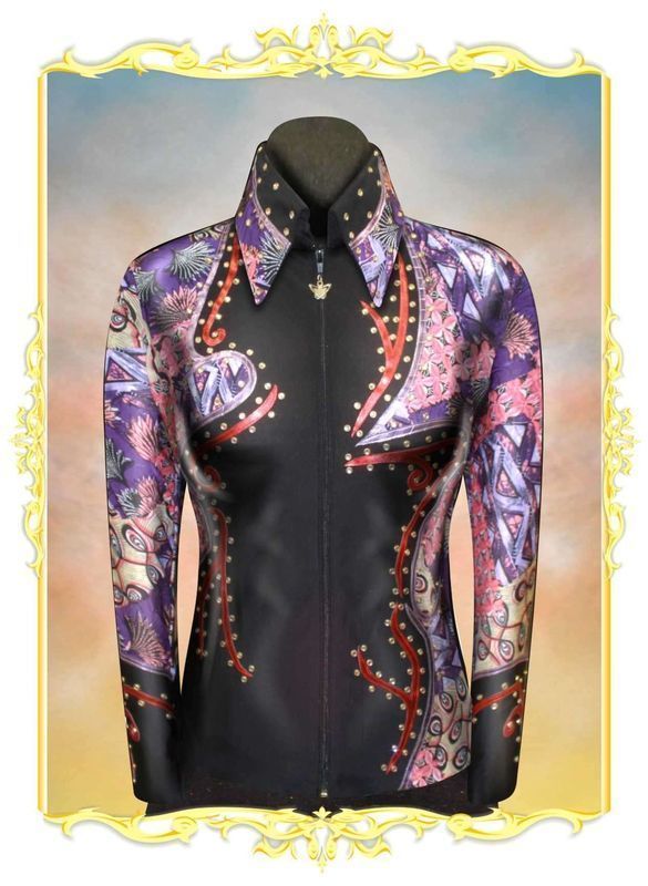   Pleasure Horsemanship Show Jacket Shirt Rodeo Queen Western  