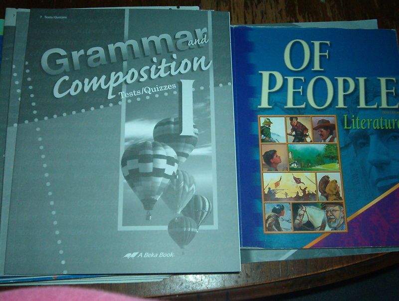 ABeka 7th gr Grammar/Vocab/Spelling/Literature set  