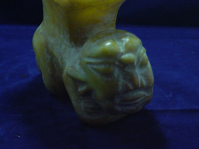 Chinese Jade Beast Cup Statue #201  