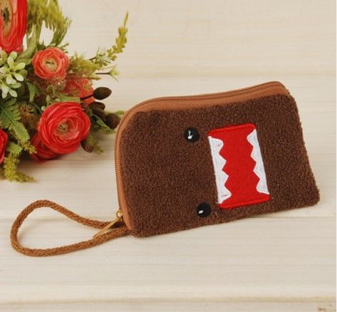 NEW Domo Kun DomoKun Plush Coin Purse Bag Mobile Case  