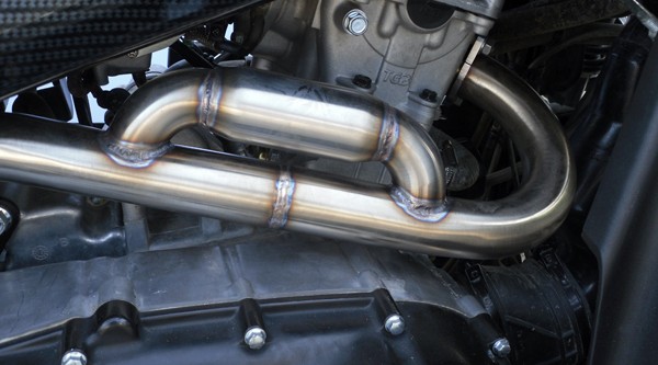 EXHAUST SYSTEM TGB TARGET 550 2010 GUNNER 550 2010 GPR POWERCON INOX 