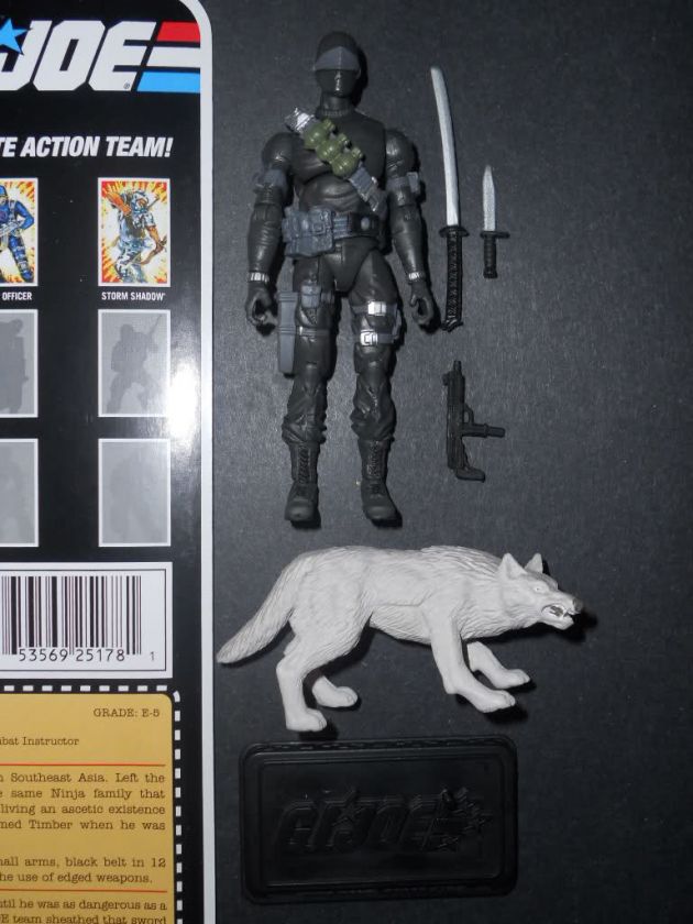 SNAKE EYES GI Joe 25th Anniversary Wave 1 100% Complete w/ Uncut File 