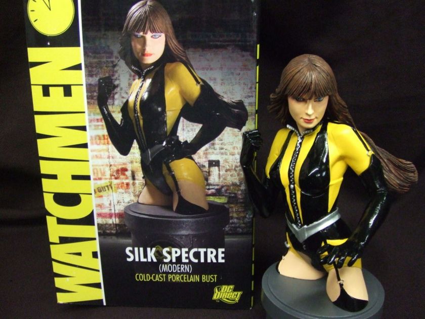 WATCHMEN MOVIE MALIN ACKERMAN SILK SPECTRE MODERN COLD CAST BUST NIB 