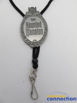 Disney Imagineering WDI Haunted Mansion Gate Plaque Sign Bolo Pin ID 