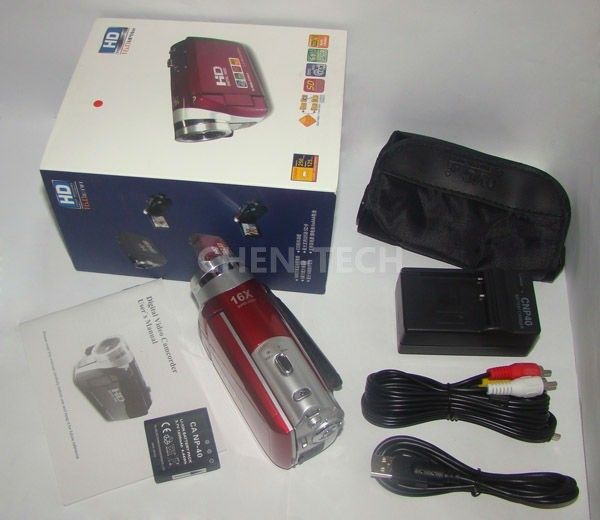 HD 16MP 3.0 LCD Camcorder Digital Video Camera DC DV 16x Zoom Anti 