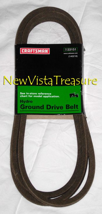 Craftsman 7133151 33151 38 Hydro Ground Drive Belt  