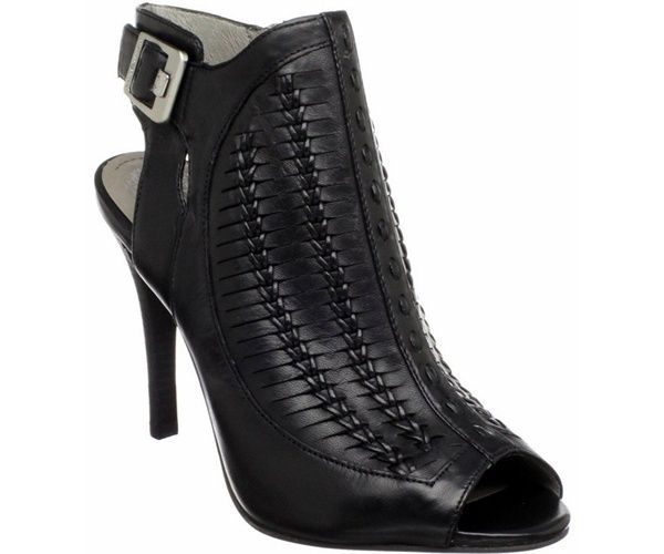 Vince Camuto Womens Asha Black Open Bootie  