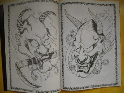 Vol.10 Japanese style ghost China A set of 20 Sotu Tattoo Sketch Books 