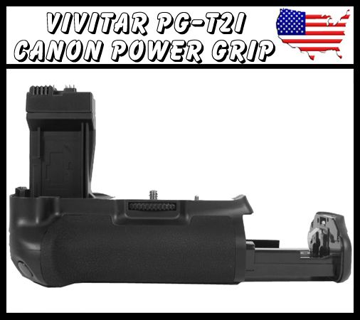 VIVITAR PG T2I DELUXE POWER GRIP FOR CANON EOS T2I  