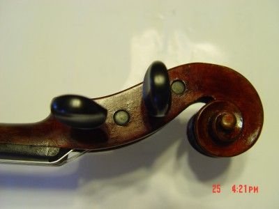 ANTIQUE OLD 4/4 VIOLIN BY GLASS, FRIEDRICH AUGUST  