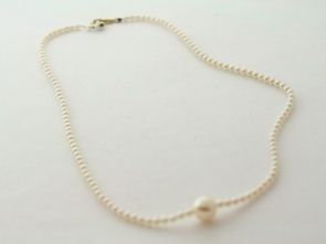 Vintage Tiffany & Co. High Luster Pearl Necklace W/ Box  