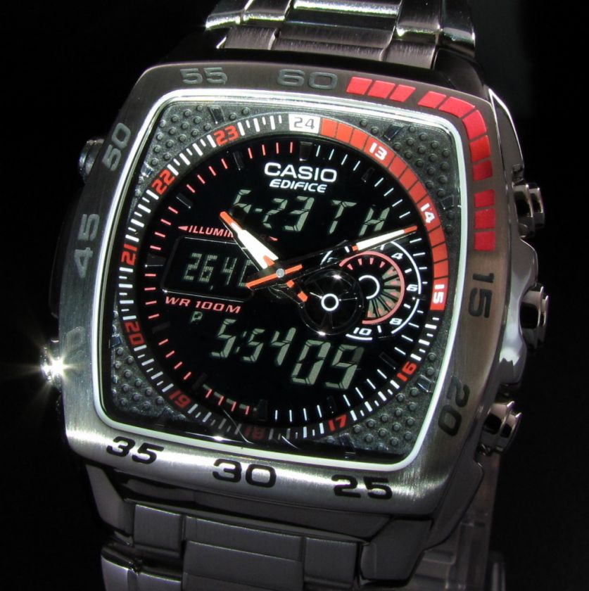 Casio EFA 122D Edifice Redbull F1 Vettel Alarm Watch  