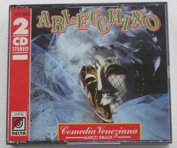 Arlecchino Comedia Veneziana Marco Ribaldi 2 CD RARE  