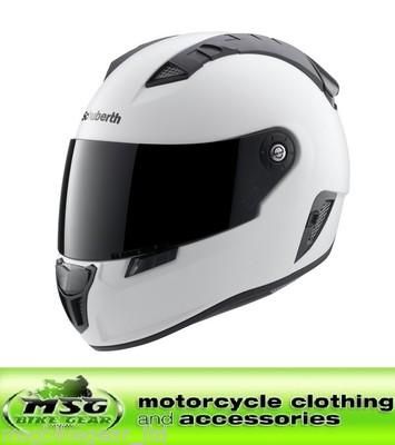 SCHUBERTH SR1 MOTORCYCLE HELMET MATT WHITE MEDIUM  