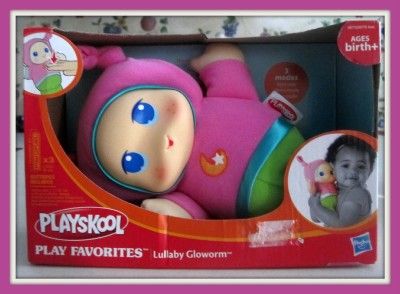   HASBRO PLAYSKOOL PINK LULLABY GLOWORM AGES BIRTH + 653569351993  