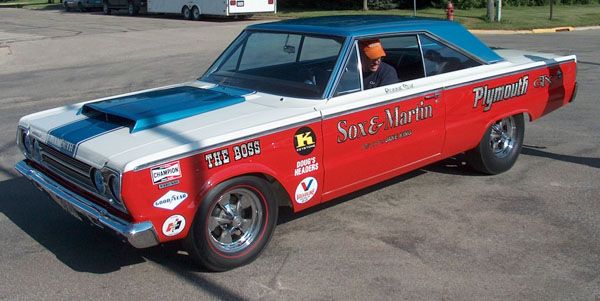 Sox & Martin 60s Plymouth The Boss NHRA Decals Slixx #1483  