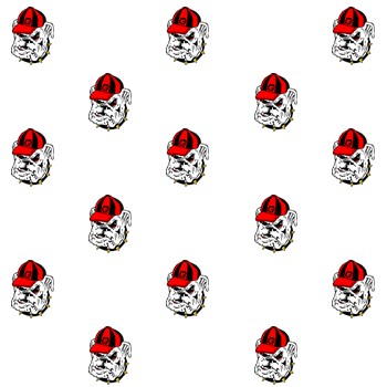 UGA Georgia Bulldogs Double Roll Prepasted Wallpaper  