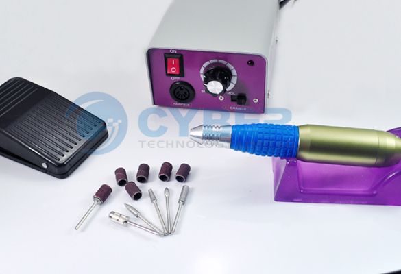 30000RPM NAIL Ari Drill Manicure Machine Foot Pedal Bit  