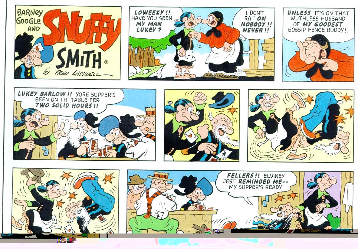 INTERNATIONAL MUSEUM OF CARTOON ART~ SNUFFY SMITH LITHO  