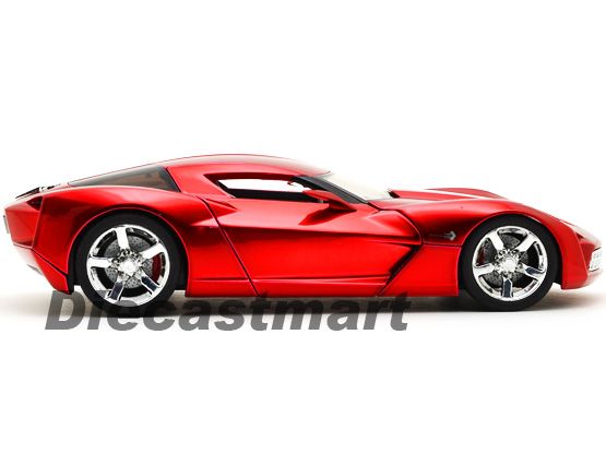 JADA 118 2009 CHEVY CORVETTE STINGRAY CONCEPT RED  