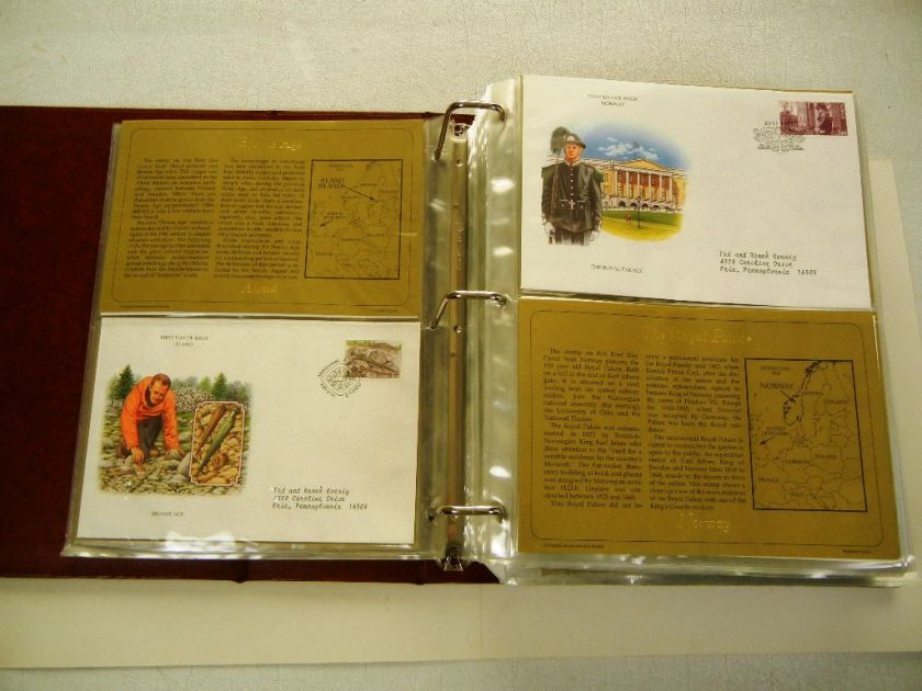 WW, 120 FDCs in a specialty album by PCS  