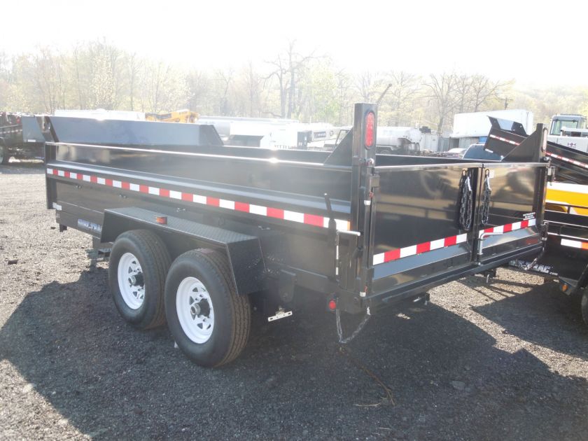 New 2012 Sure Trac 82x14 14k Scissor Lift Dump Trailer  