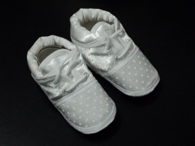 Baby Girls White Christening Baptism Shoes/832/ Size 1  
