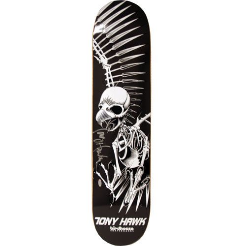 Tony Hawk Autographed Full Skull Classic Skateboard  