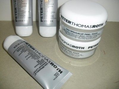 Peter thomas roth lot 5 pcs, 3 un wrinkle tinted moist. 1.3 oz 2 peel 