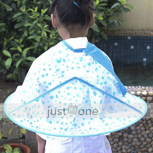 Children Kid Foldable Haircutting Bib Cape Barbers  