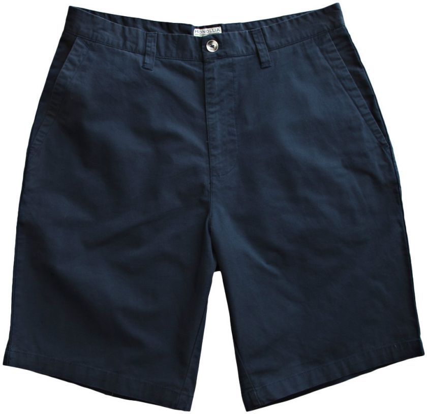 Honolua Tidal Walkshort Navy Mens 20” Outseam 100% Cotton  