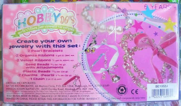 SETS Kids Melissa & Doug AND Battat BEAD JEWELRY Craft Kits  