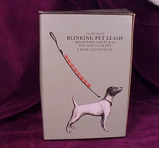 NIB Motion Activated LED Lighted HD Night Safety Dog Collar  