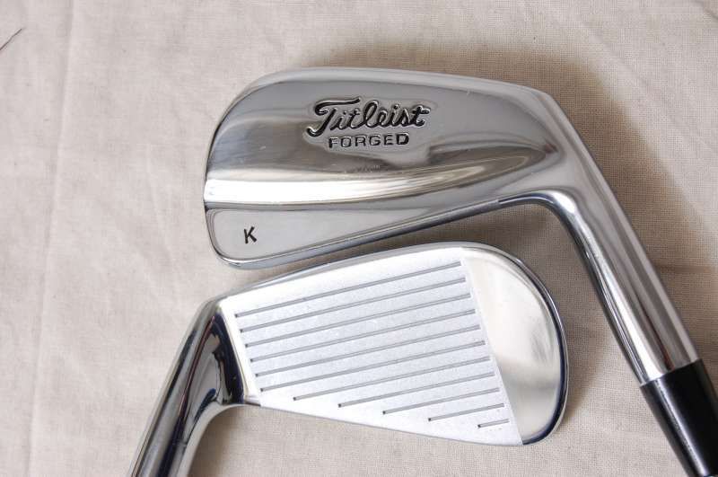 TOUR ISSUE TITLEIST FORGED CUSTOM K STAMP 3 PW IRON SET DYNAMIC GOLD 