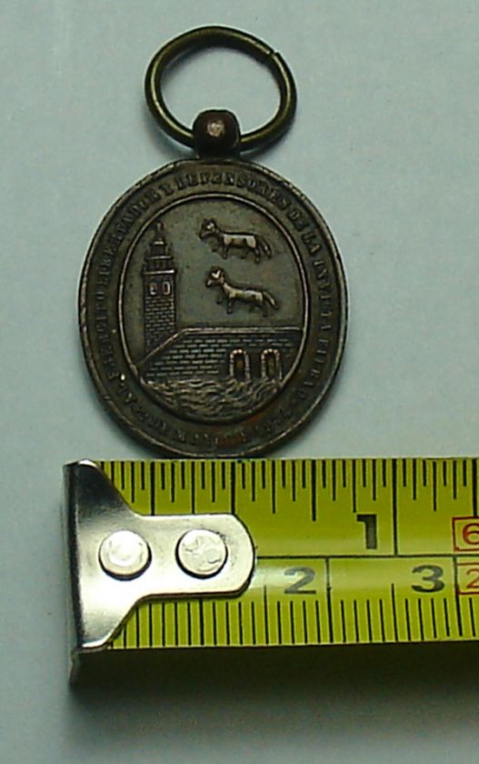   Libertador defensores invicta Bilbao 2 Mayo 1874 ESPAÑA SPAIN MEDAL