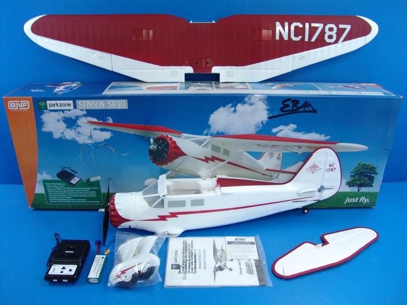   Stinson Reliant SR 10 BNF R/C RC Electric Airplane Bind N Fly PKZ5280