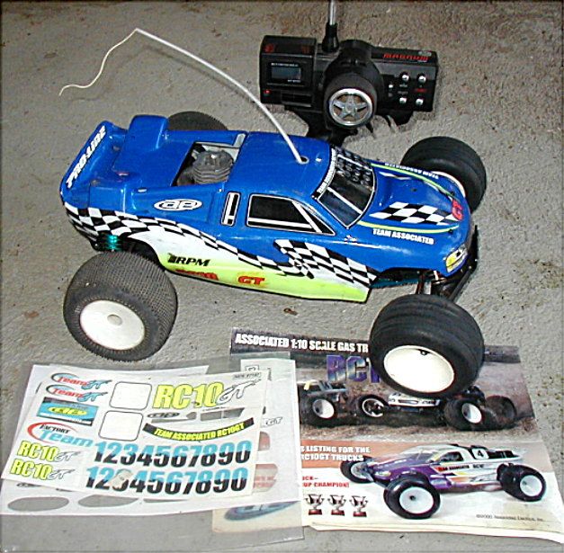 Team Associated AE RC 10GT 110 Gas/Nitro Truck/Car~Radio/Manual 