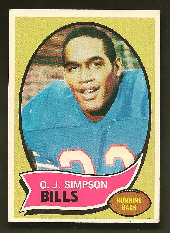 Simpson Buffalo Bills 1970 Topps Rookie RC #90  