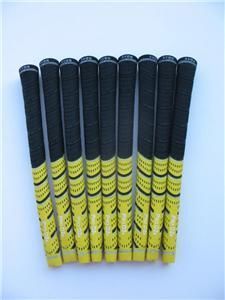 AVON YELLOW/BLACK PRO D2X MULTI COMPOUND GOLF GRIPS  