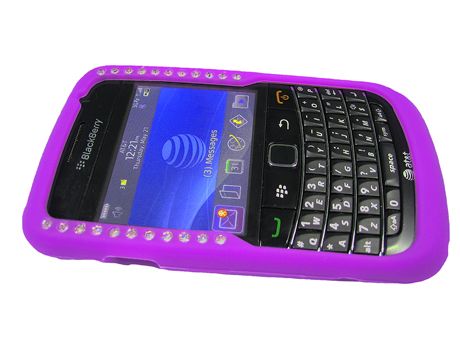 BLING PURPLE COVER CASE SKIN COVER BLACKBERRY BOLD 9700 9780 CRYSTAL 