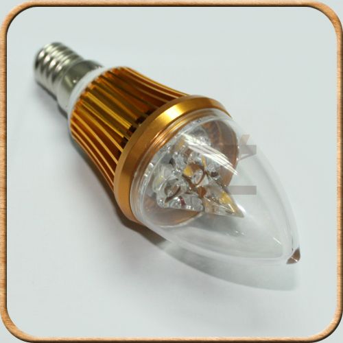 5W E14 High Power Warm White Energy Saving LED Candle Light Bulb Lamp 