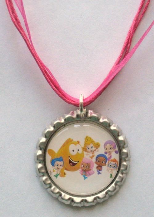 Boutique Bottlecap Necklace Bubble Guppies Deema Oona Molly Grouper 