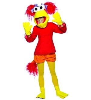Fraggle Rock Red Costume Adult Standard New  