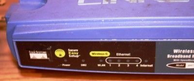 Linksys Wireless G Broadband Router with Speedbooster WRT54GS v.5 