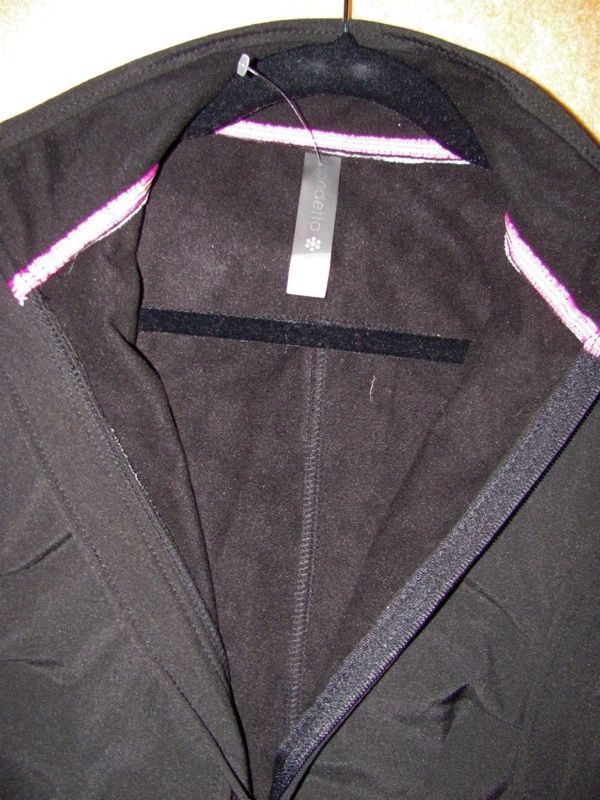 MONDETTA Black 3/4 Length Fitted Fleece Lined Coat Jacket NWT Womens 