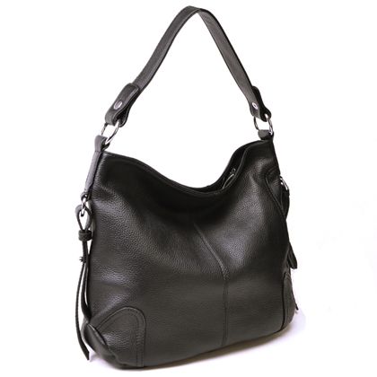 100% Genuine Leather OL style Handbag 14.2W * 11.4H