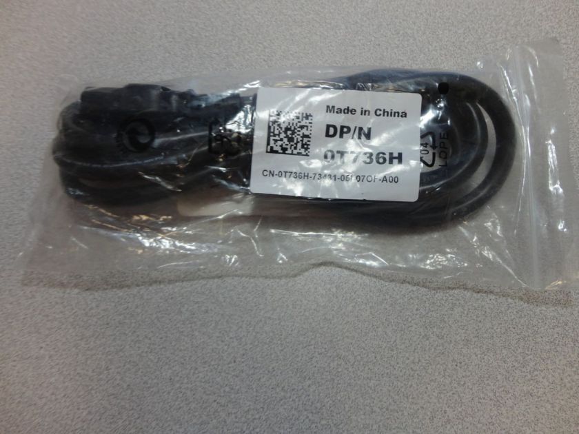 Dell T736H C13 C14 6ft 2M Power Cord Cable Extender NEW  