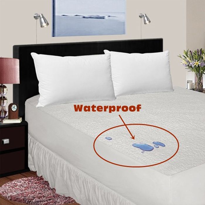 TERRY MATTRESS PROTECTOR COVER CAL KING WATERPROOF  