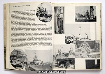 USS PITTSBURGH CA 72 MEDITERRANEAN CRUISE BOOK 1953 1954  